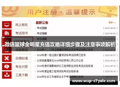 微信篮球全明星充值攻略详细步骤及注意事项解析